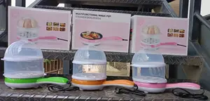 Multifunction Double Egg Boiler With Pan