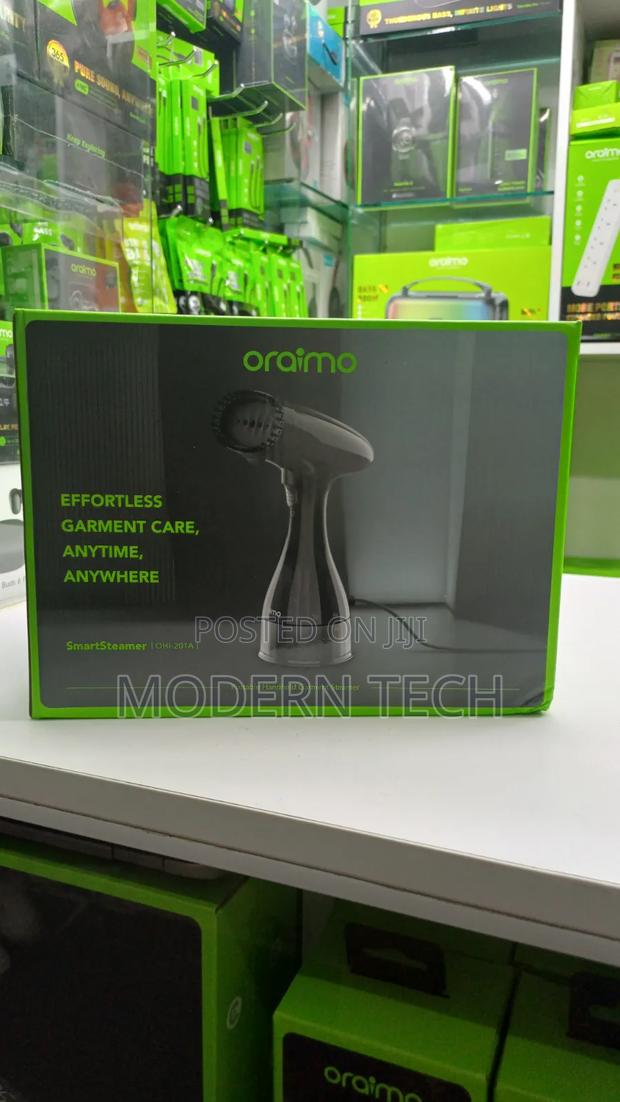 Oraimo Smartsteamer Clothes Steamer – 1500w, Quick Wrinkle Removal