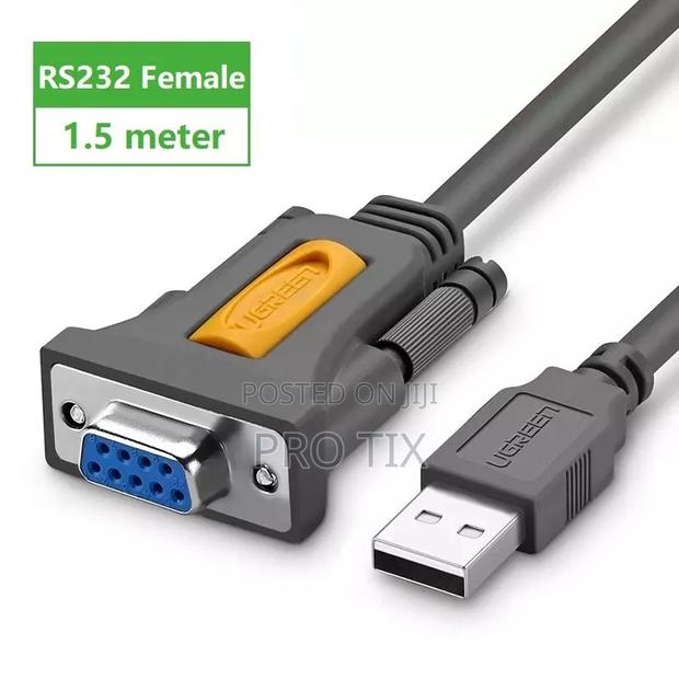 Ugreen Usb to Db9 Rs232 Male to Female Cable 1.5m
