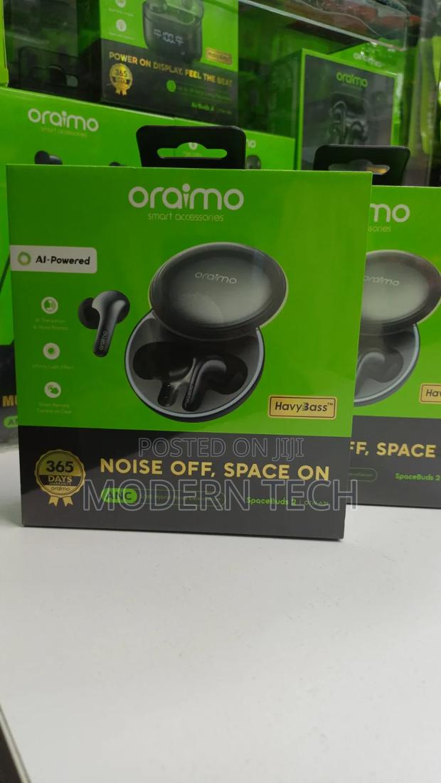 Oraimo Spacebuds 2 Ai Smart 45hrs Playtime Earbuds
