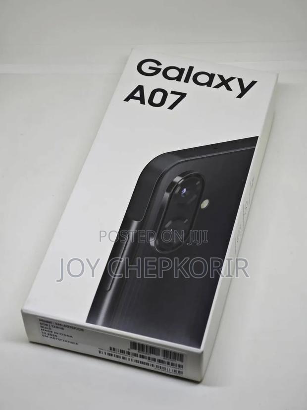 New Samsung Galaxy A07 4G 128 GB Black - thumbnail 2
