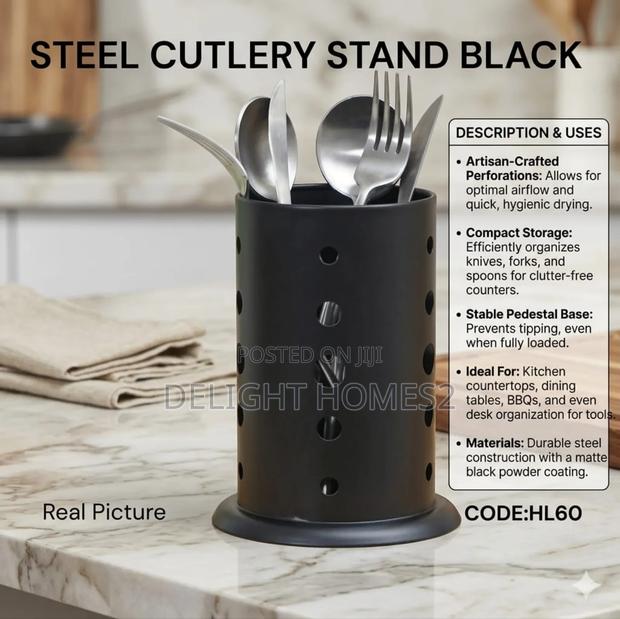 Steel Cutlery Stand_b - main view