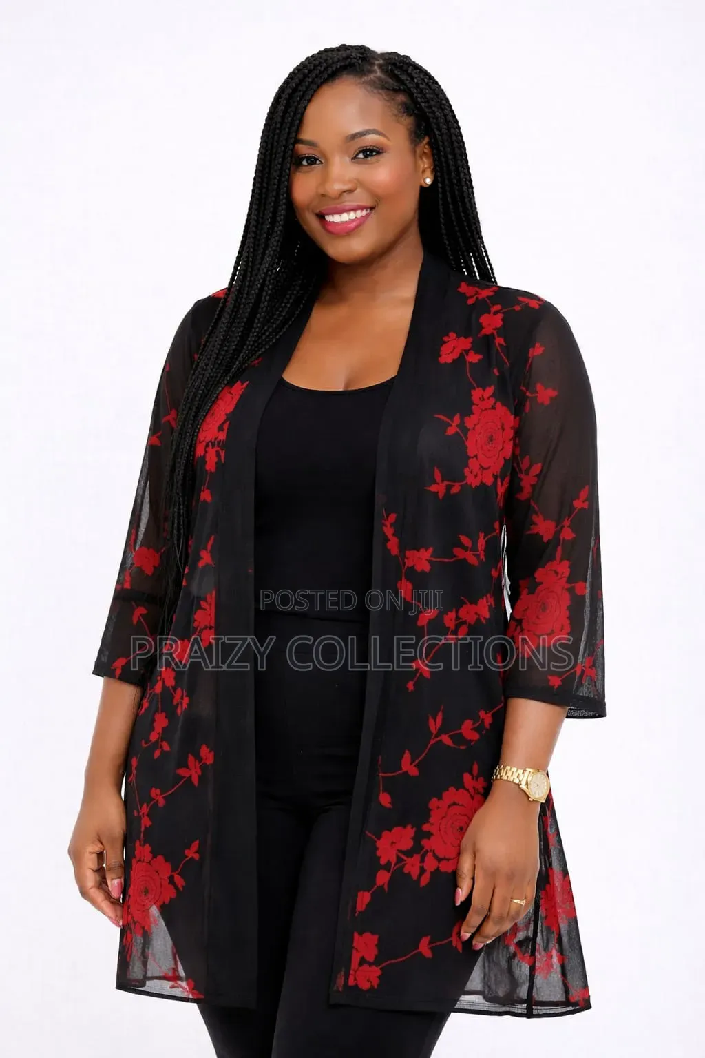 Unique Elegant Waterfall Kimono Top,