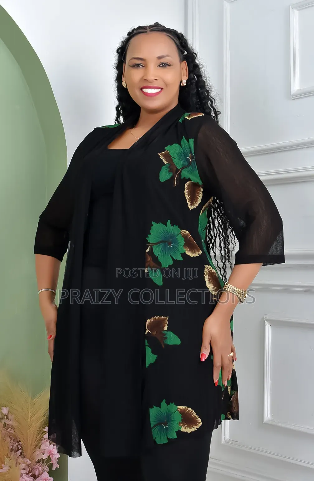Unique Elegant Waterfall Kimono Top,