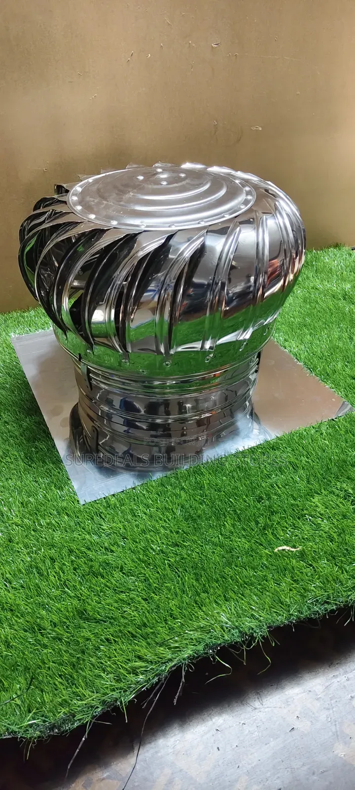 12 Inches Stainless Steel Wind-Driven Turbine Ventilator