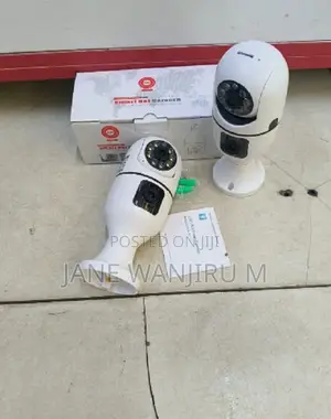 V380 Pro Dual Lens 360° PTZ Bulb Camera Wireless Home Security Camera