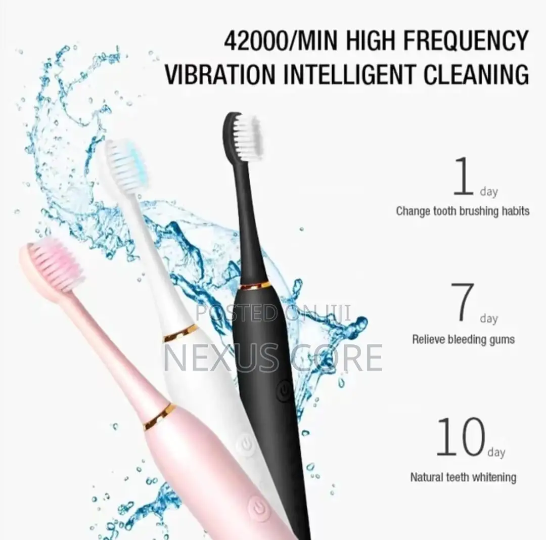 Sonic Electric Toothbrush 3 Brush Heads