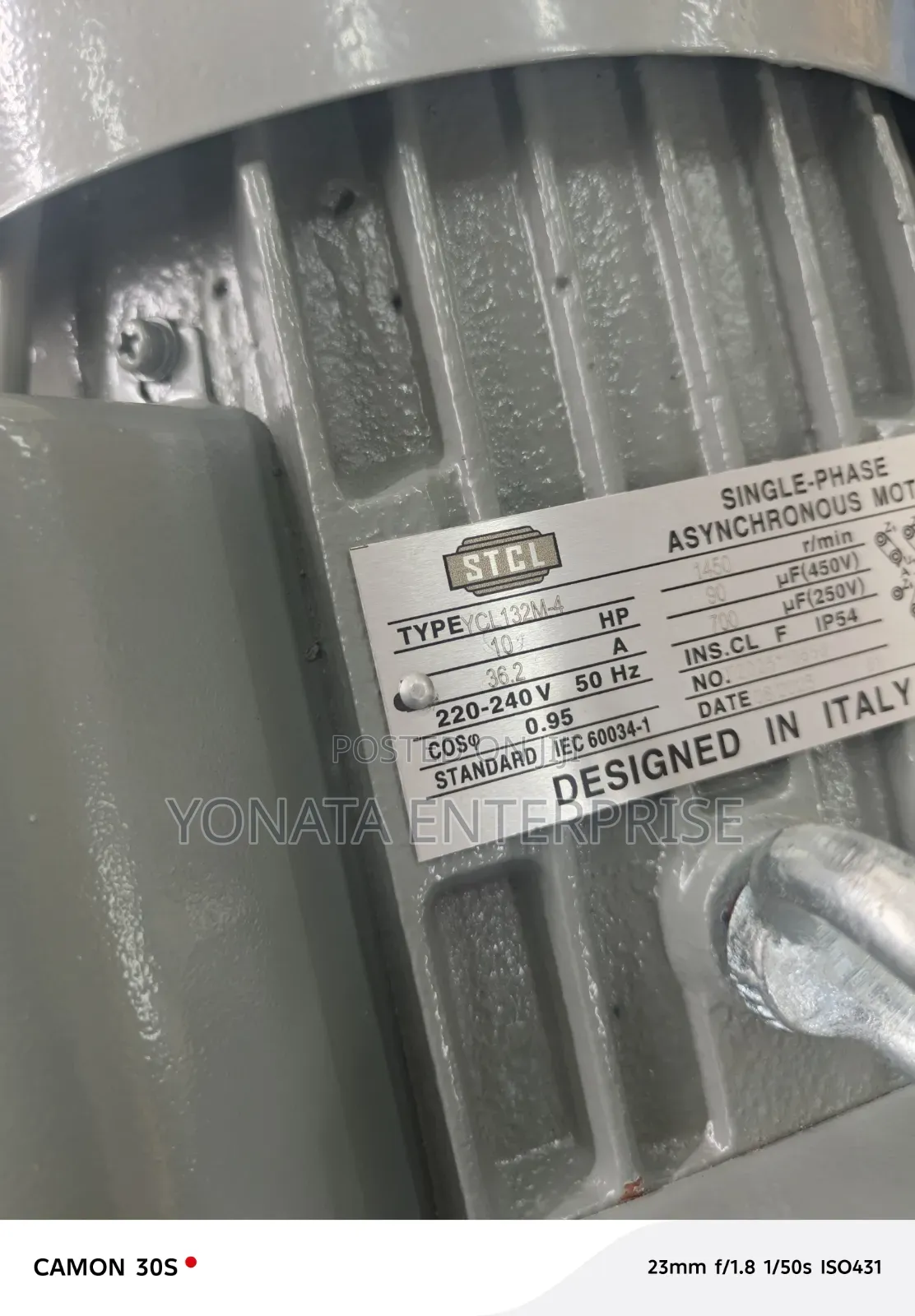 10hp Single Phase STCL Electric Motor(Low Speed)