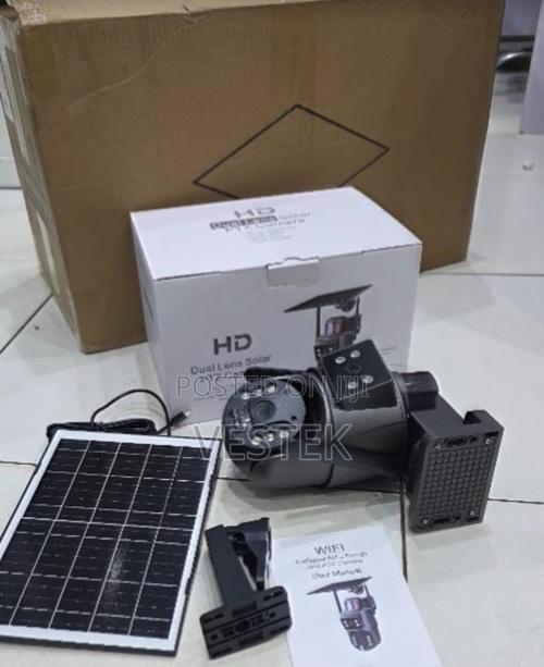 Dual Lens Wifi Ubox Solar PTZ Camera