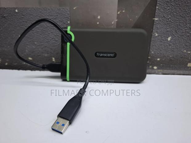 Transcend External HDD 1tb – Iron Grey – Ts1tsj25m3s - thumbnail 2