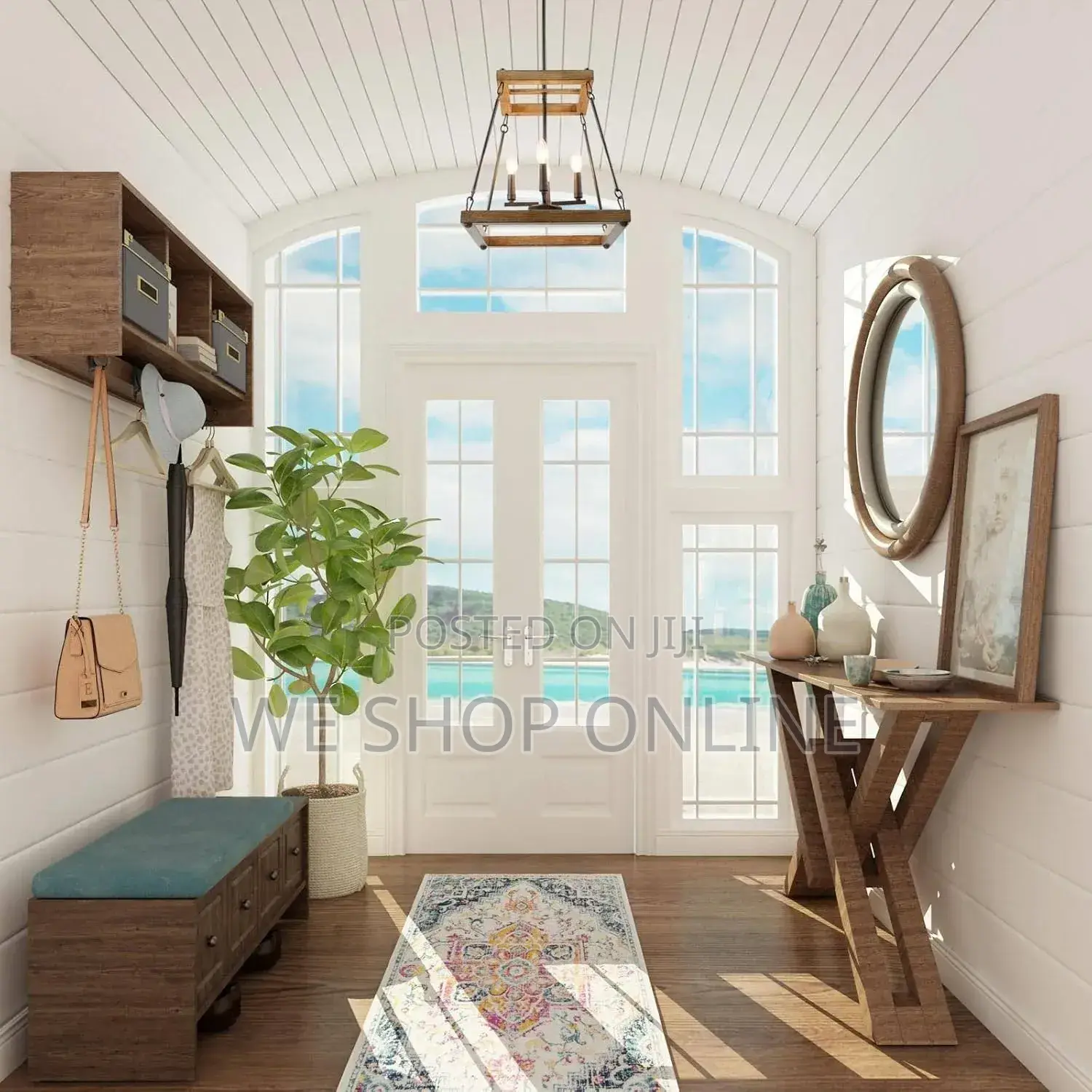 Lantern Pendant Light E14×4