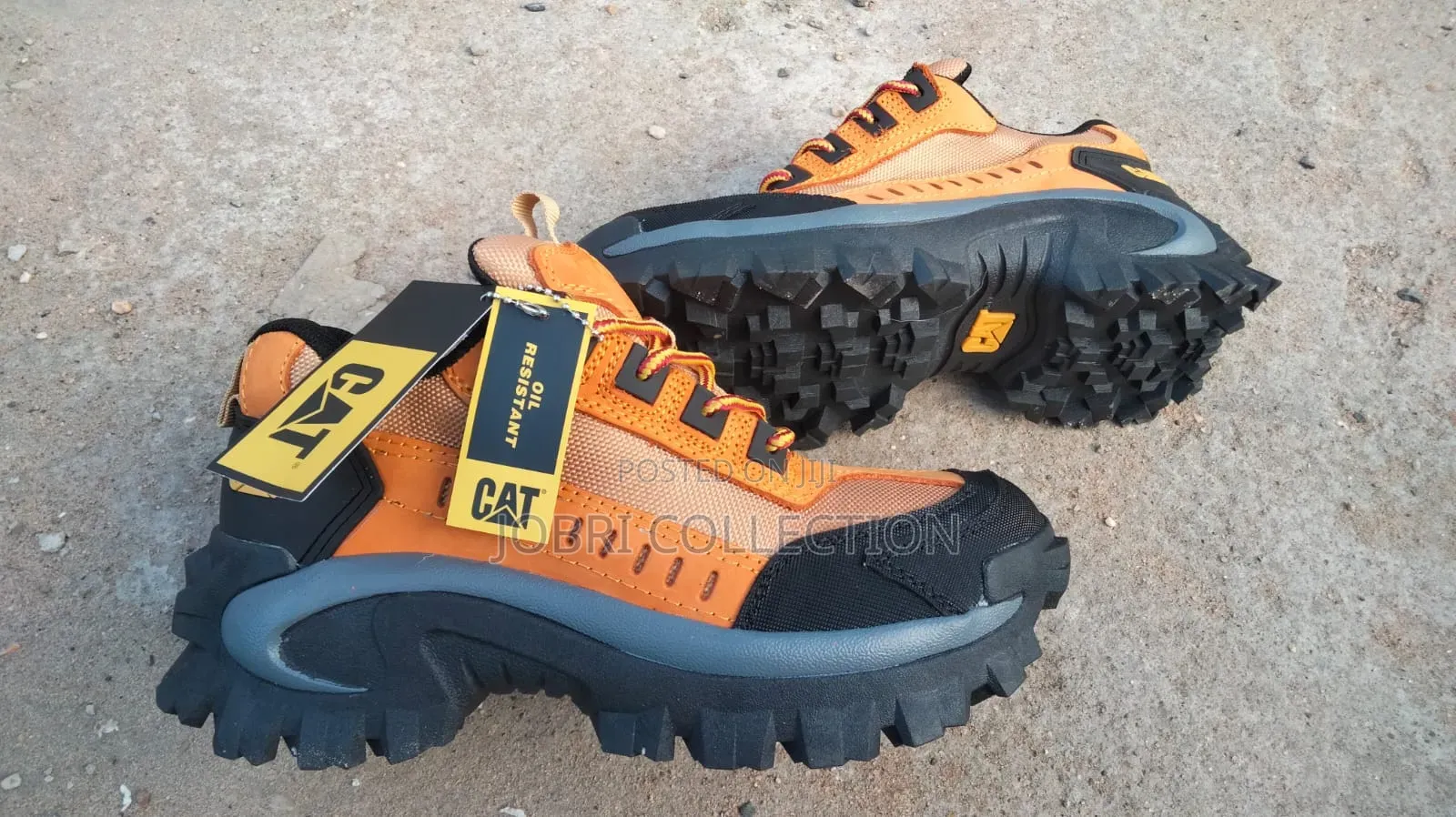 Brown Caterpillar Safety Outdoor Boots