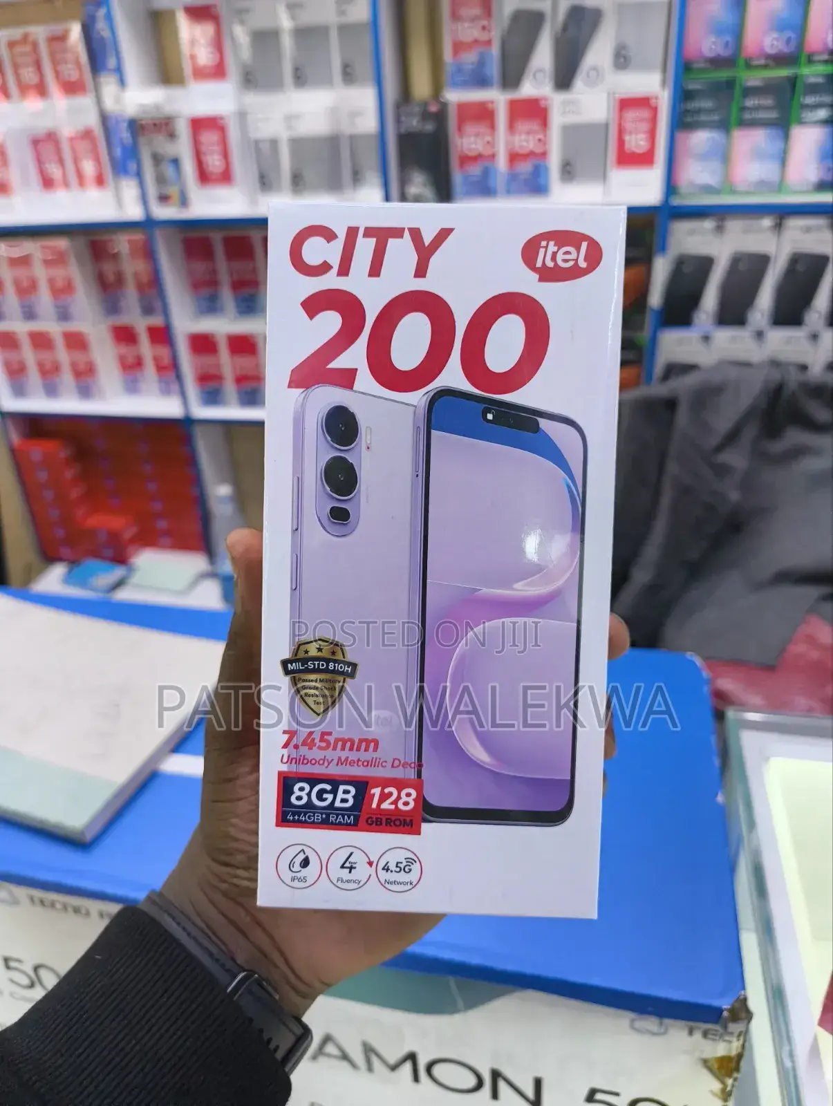 New Itel City 200 128 GB Black