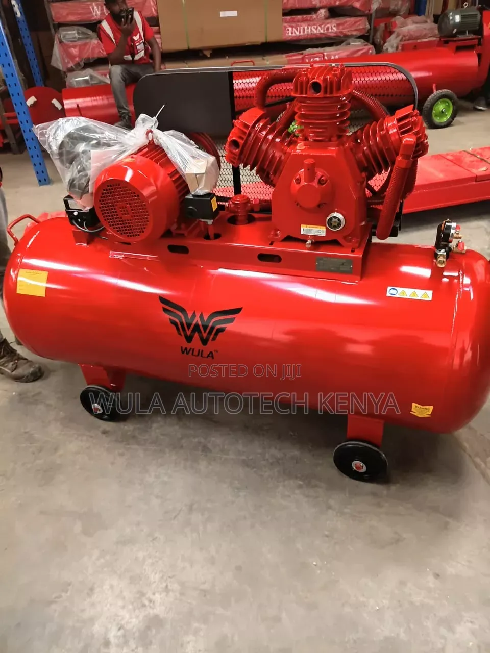Belt Driven Heavy Duty Air Compressor Machine Sunshine