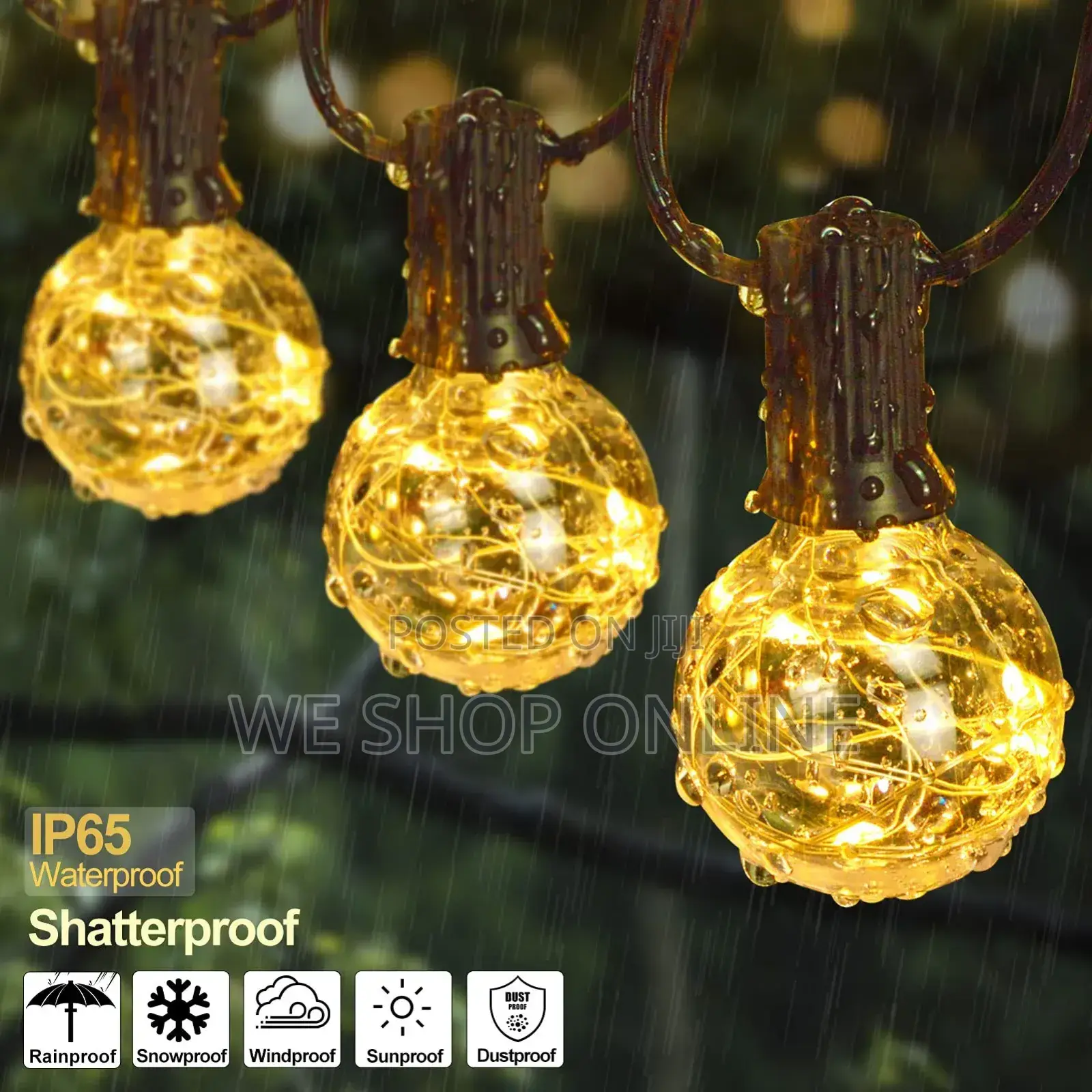 3m Christmas Bulb String Lights