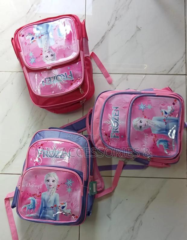 Disney Cartoon 3 Compartment School Bag - thumbnail 2