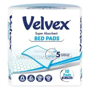 Velvex Ultradry Super Absorbent Bed Pads