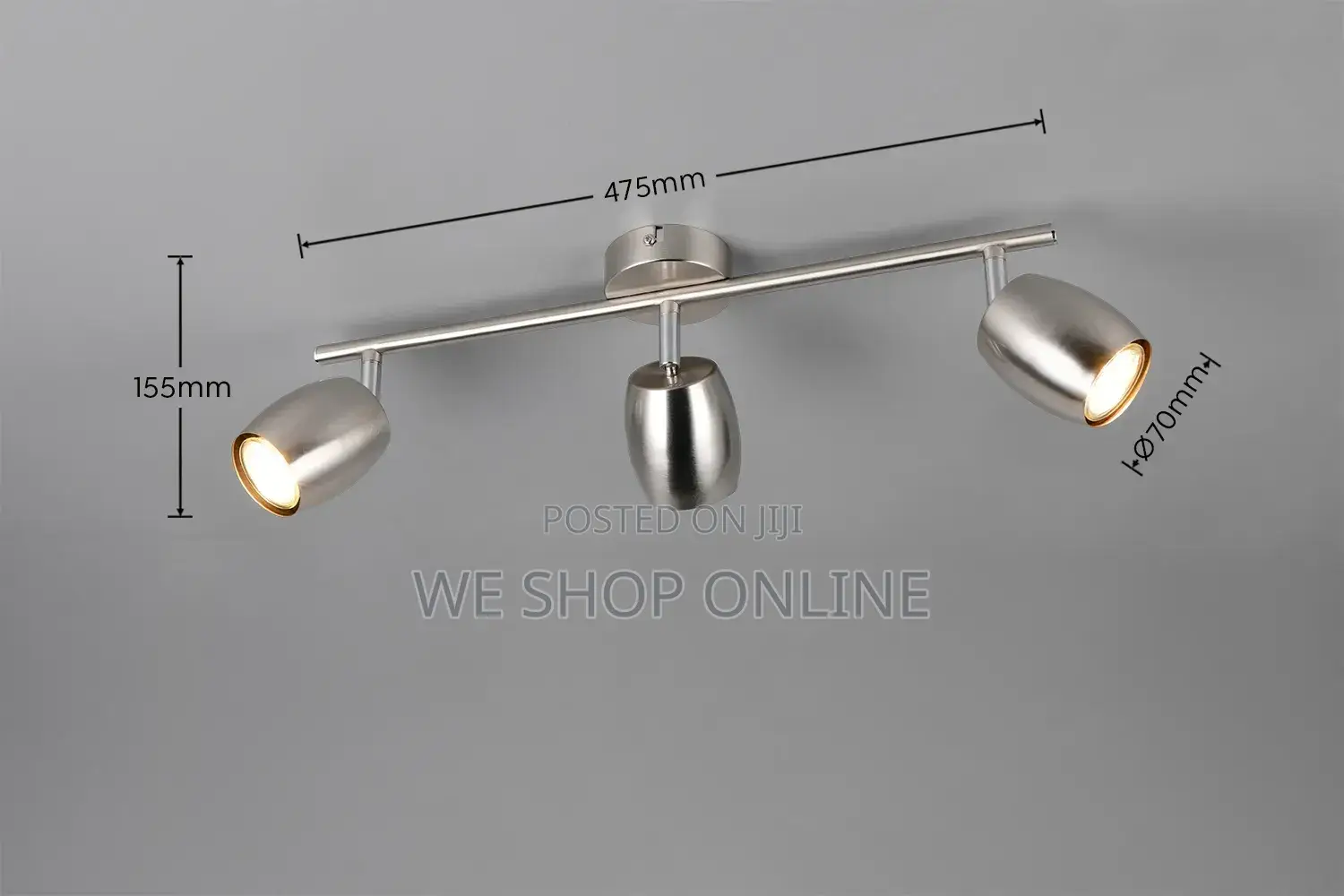 3 Spot Lights Gu10 Holders
