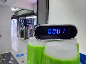 Table Clock Wifi Camera Motion Detection Alerts Instantly