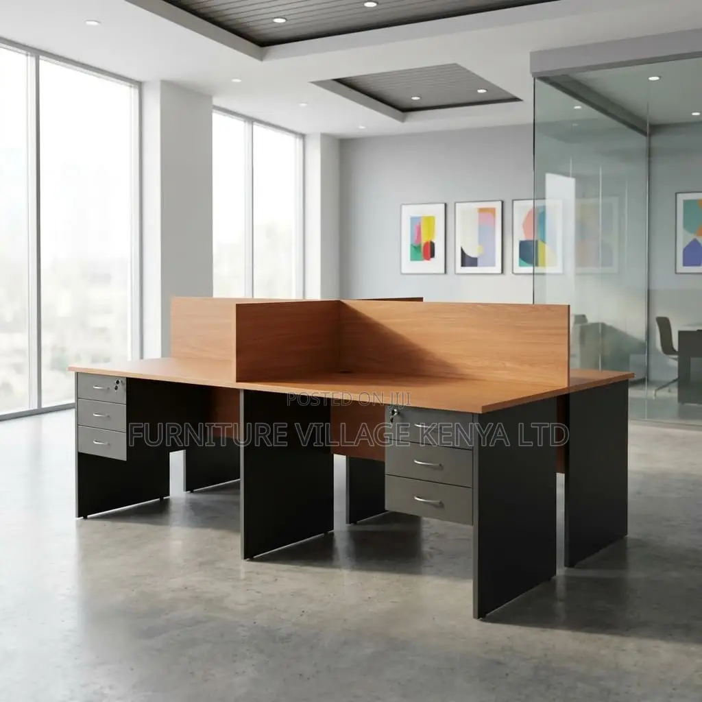 4-Seater Customized Team Modular Workstation