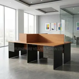 4-Seater Customized Team Modular Workstation