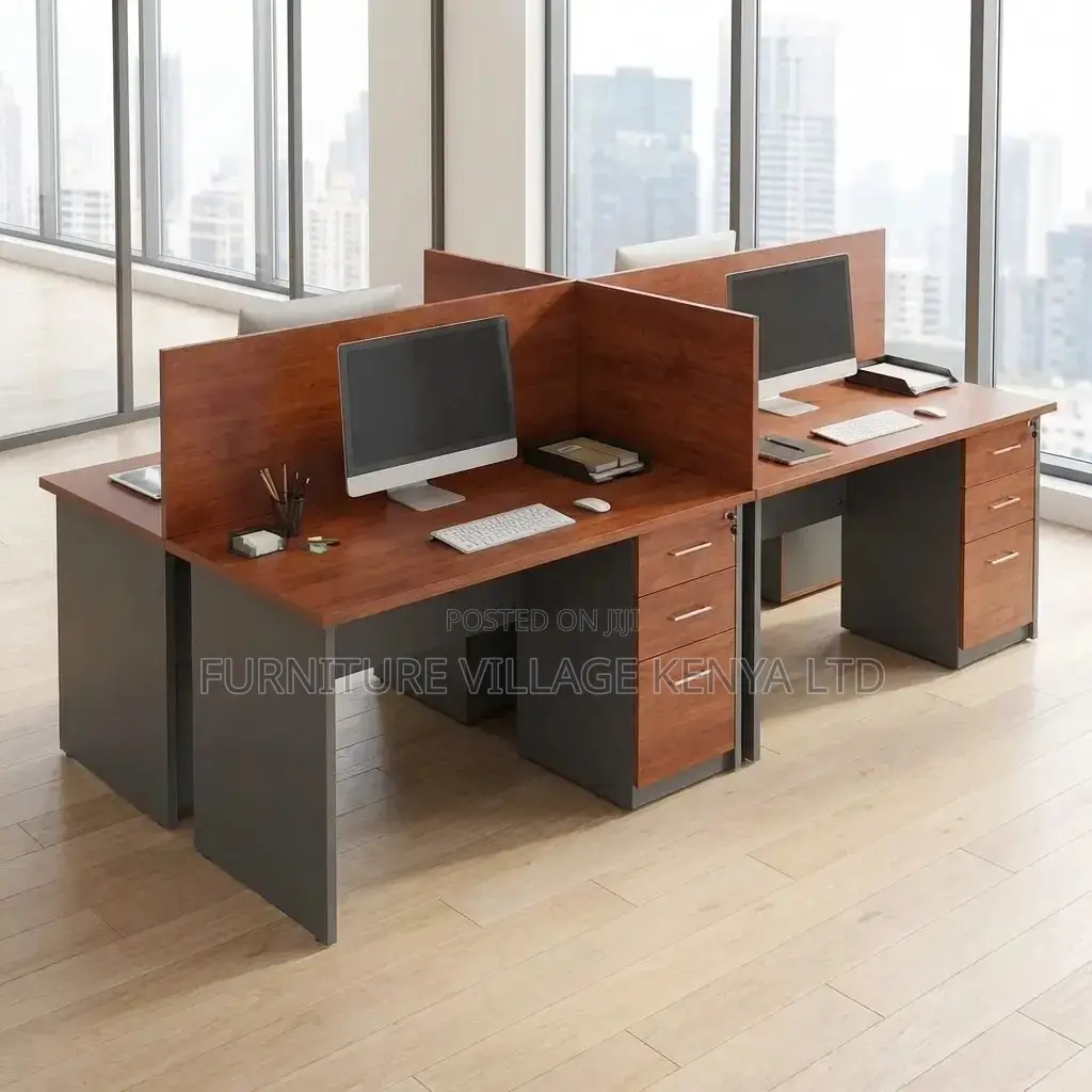 4-Seater Customized Team Modular Workstation