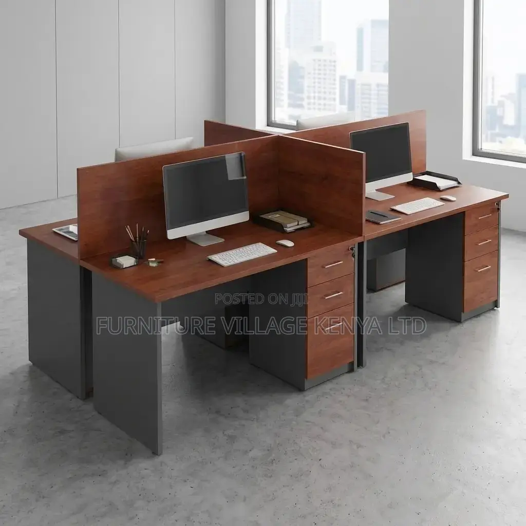 4-Seater Customized Team Modular Workstation