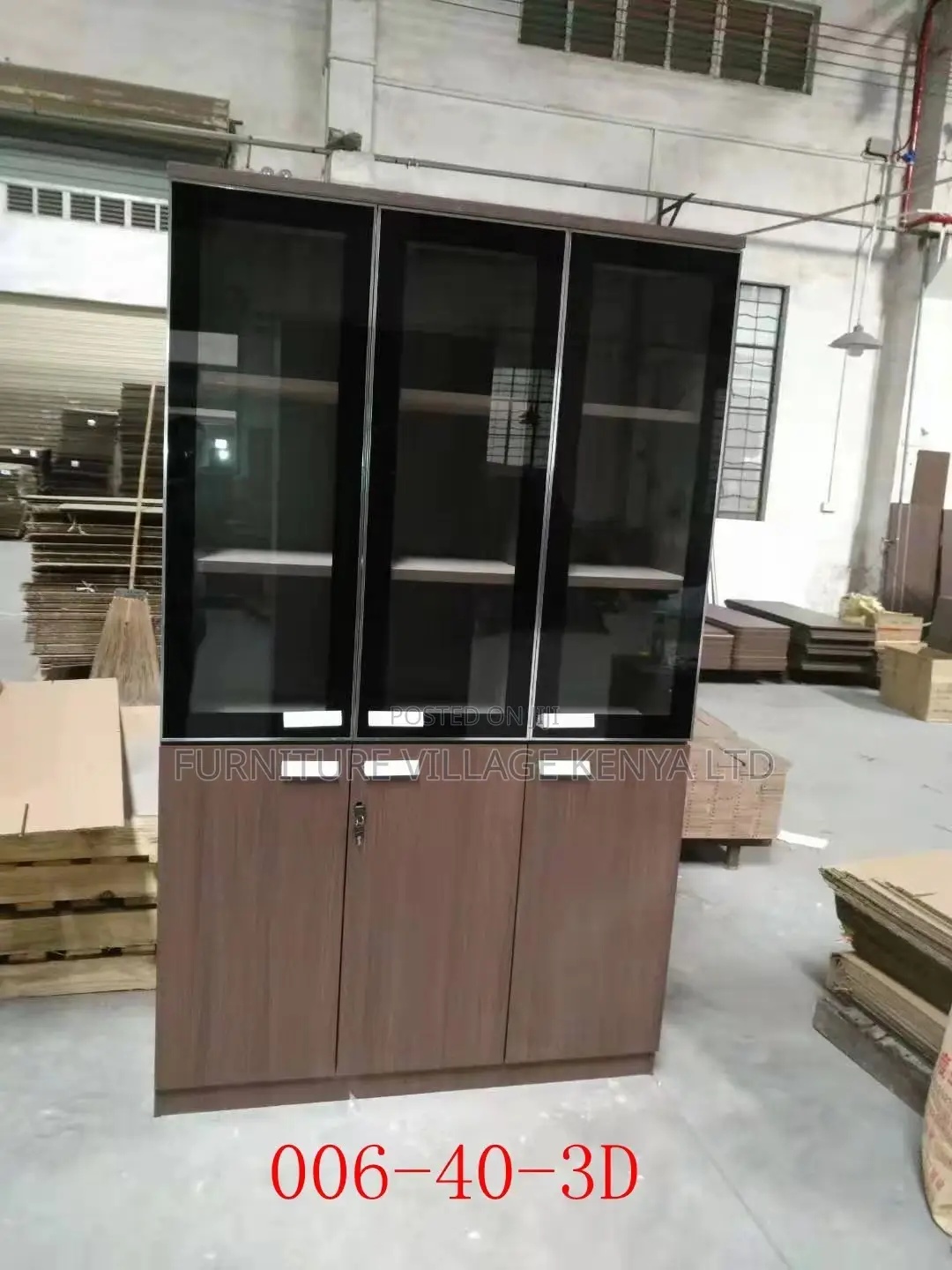 3-Door's Imported Office Filling Wooden Cabinet