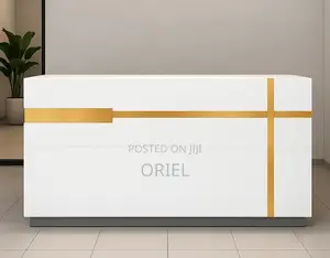 Office Desk : Office 1.6m Counter Reception Desk