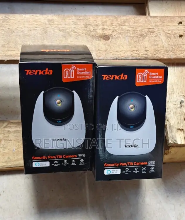 Tenda Cp3 Pro 3mp 360° Wifi Smart PTZ Camera With Ai Detection