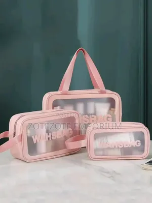 3 in 1 Cosmetic/ Makeup/Toiletries Wwshbag