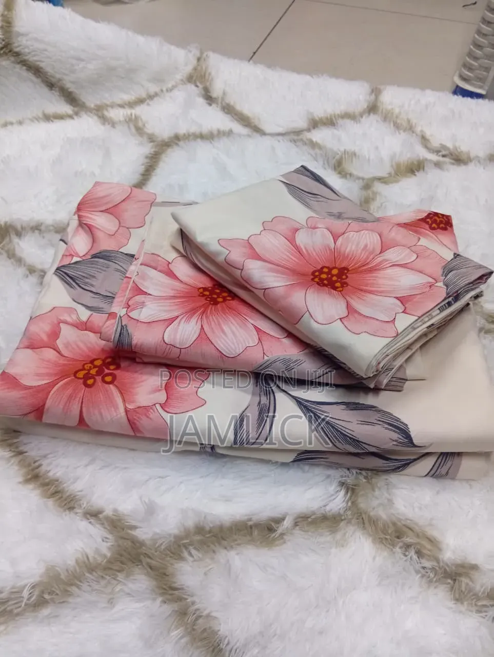 6pcs Cotton Bedding Set - Sn
