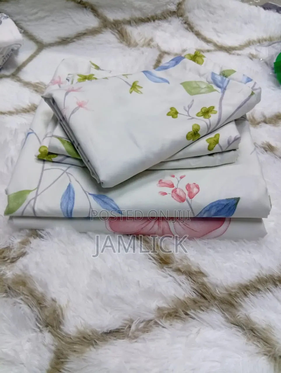 6pcs Cotton Bedding Set - Sn