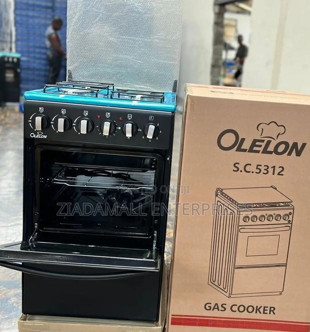 Olelon Cooker 3gas +1 Electric, Standing Cooker