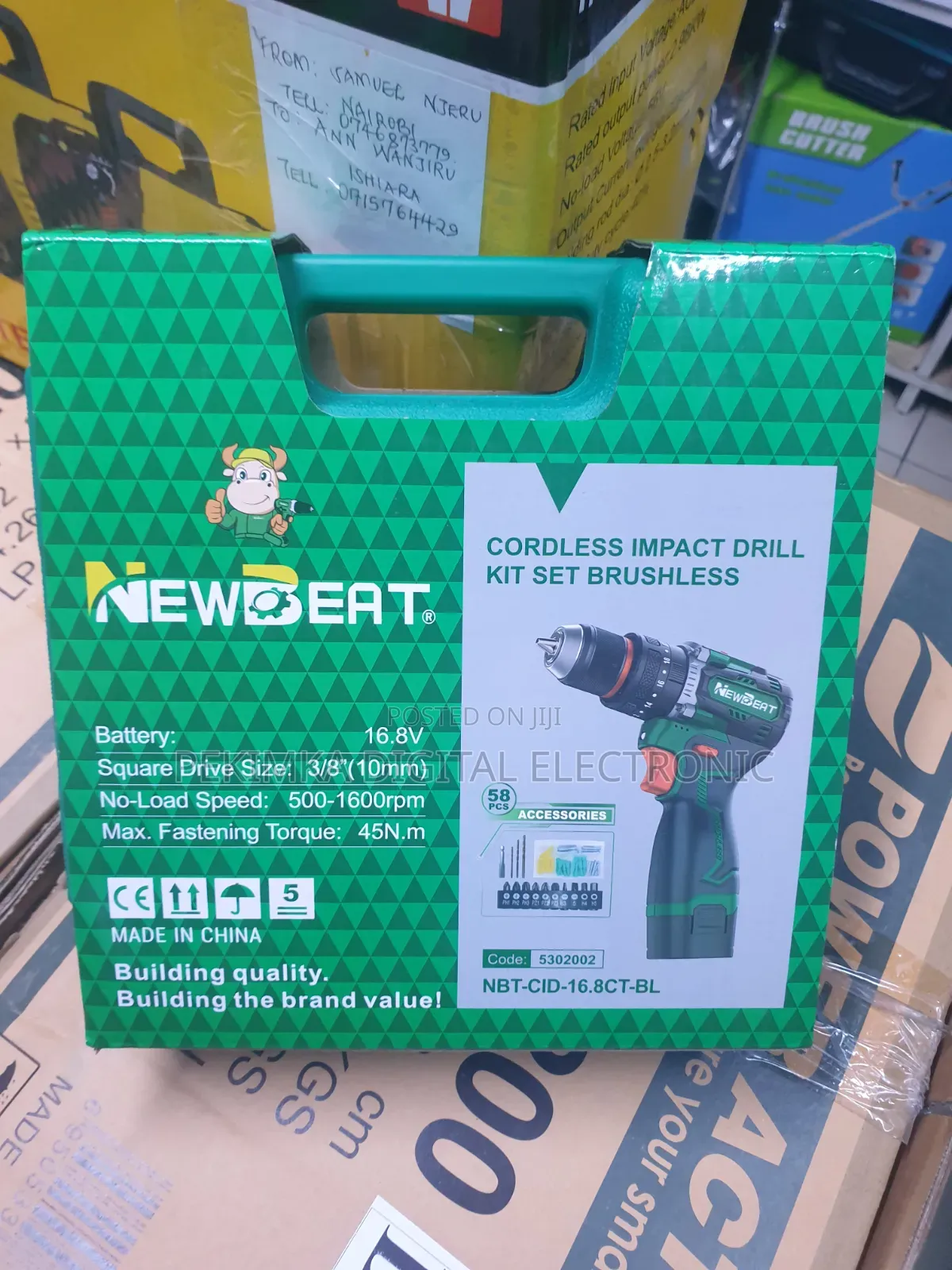 Newbattle Brushless Drill