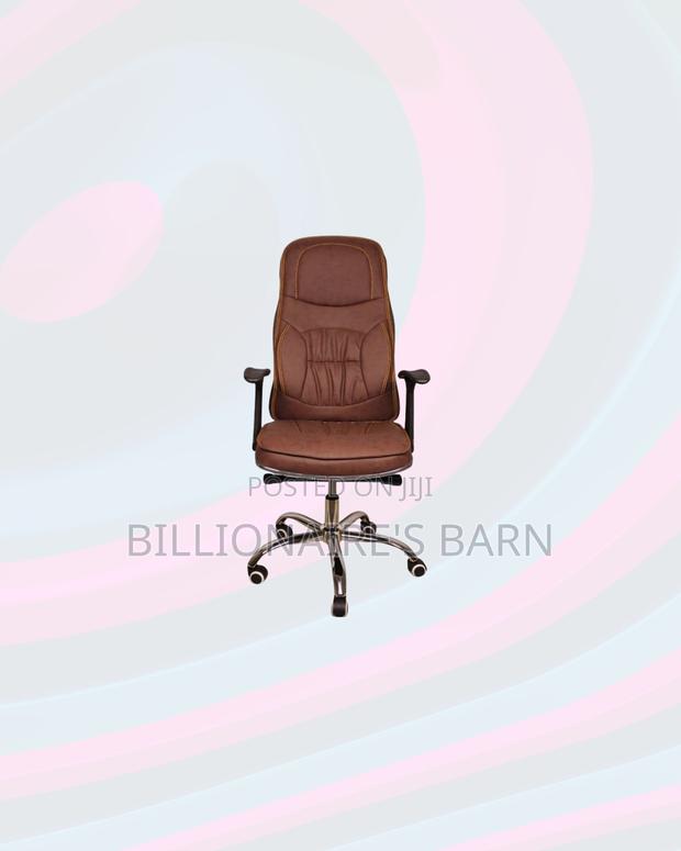 Executive Leather Chair High Back Padded Armrest Comfort Solution