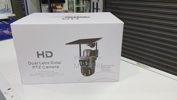 4g Dual-Lens Ubox Solar Camera 6mp With Siren