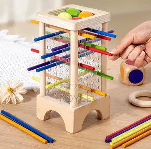 Colored Wooden Stick Montessori Toy