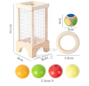 Colored Wooden Stick Montessori Toy