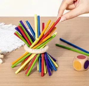 Colored Wooden Stick Montessori Toy