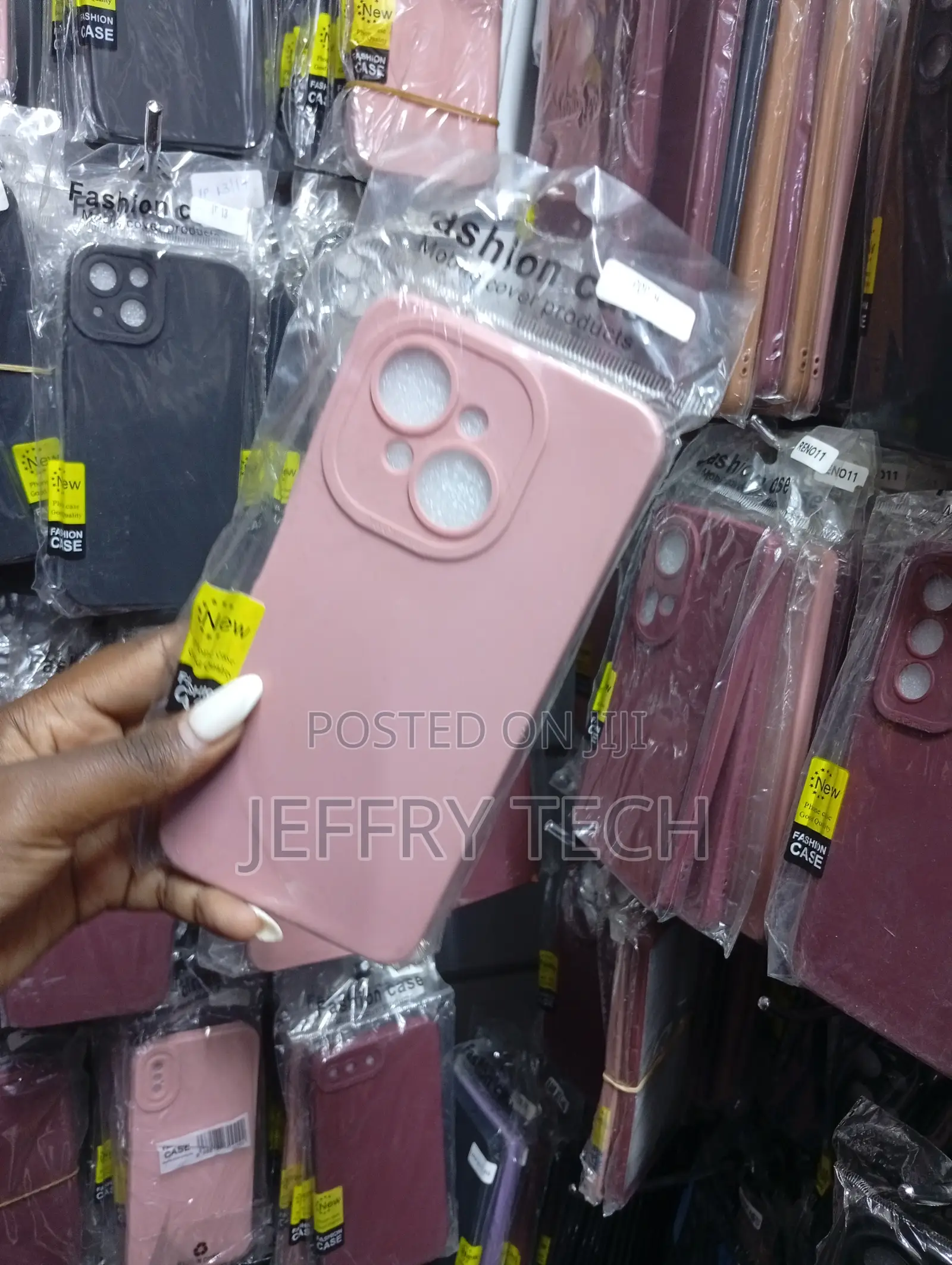Pink Phone Case in Your Hand Is a Premium Silicone Cover