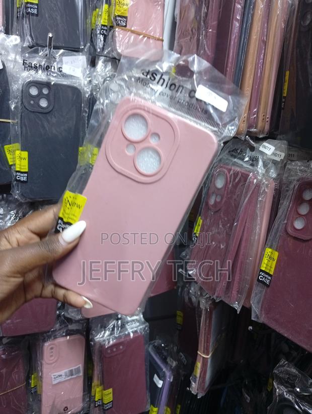 Pink Phone Case in Your Hand Is a Premium Silicone Cover - thumbnail 2