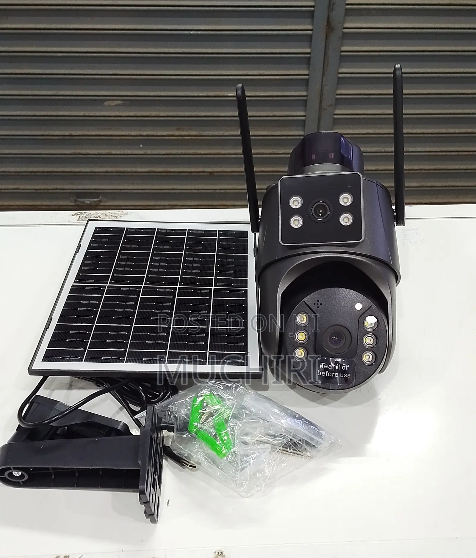 Ubox Imported 4mp Dual Lens PTZ Camera 4g Solar