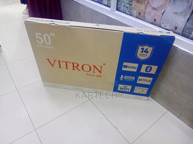 Vitron 50-Inch Smart Qled Tv (Model: Htc5008fs)