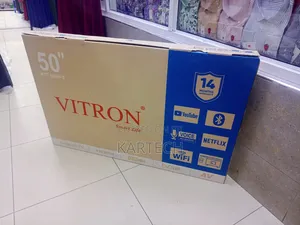 Vitron 50-Inch Smart Qled Tv (Model: Htc5008fs)