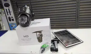 Ubox Dual Lens Wifi Solar Camera With Audio+Full Night Vision Full Hd