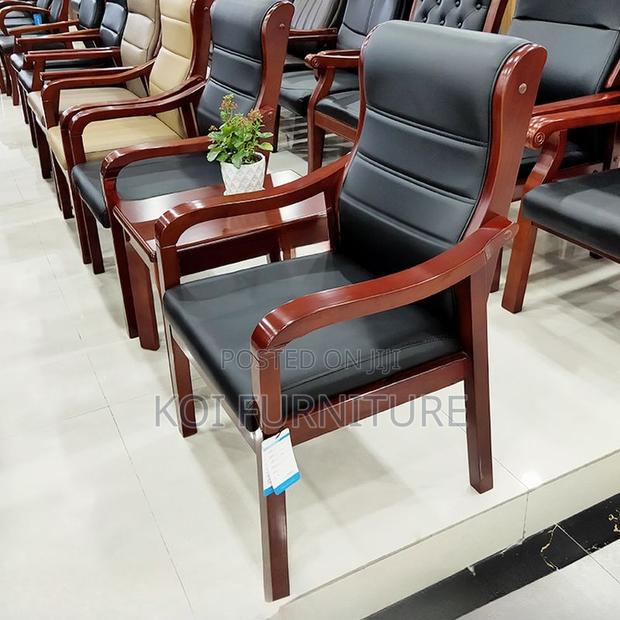 Office Chairs; Executive Office Visitors Leather Armless Chairs - thumbnail 7