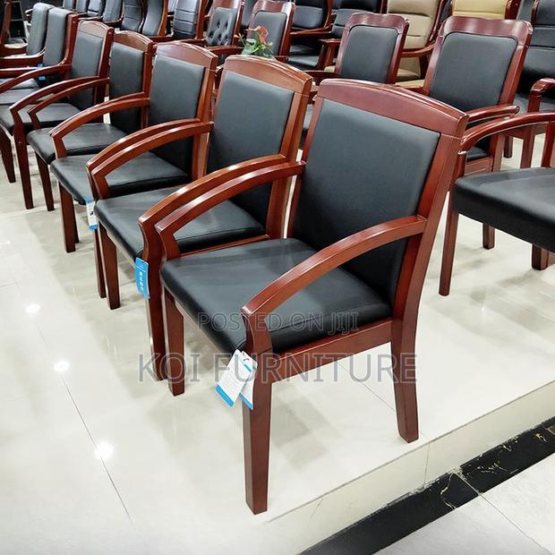 Office Chairs; Executive Office Visitors Leather Armless Chairs - thumbnail 8