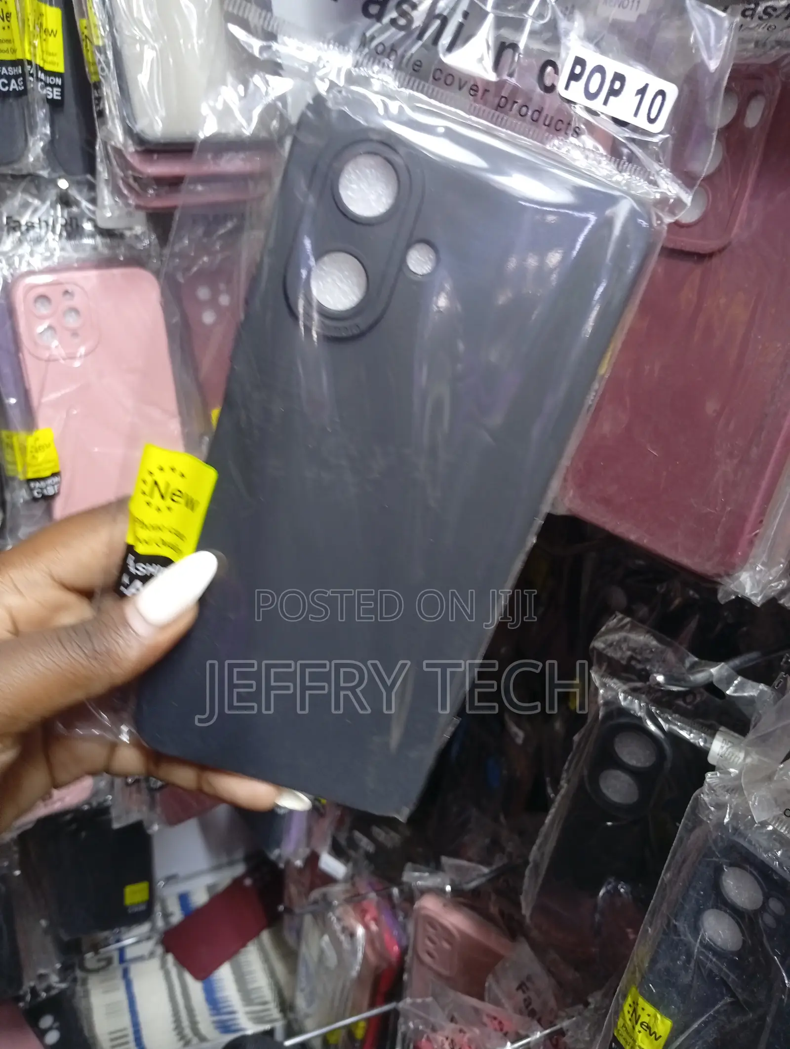 Product Is a Black Silicone Mobile Phone Case
