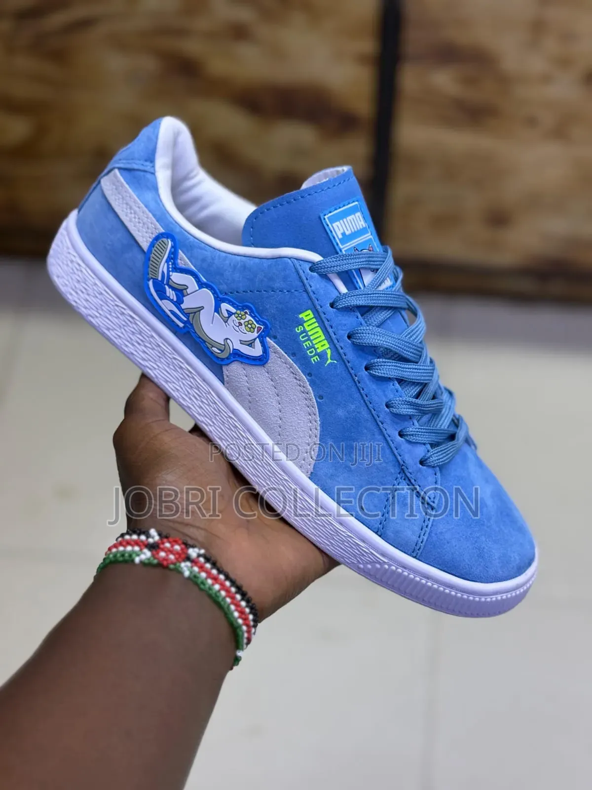 Blue Puma Suede Rip N Dip Sneakers